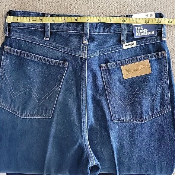 Wrangler Wanderer Indigood High Rise Dark Wash Flare Jeans - Size 28/30 - Picture 9 of 15